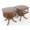 Image 2 : Pair Regency style lamp tables ca. 1940's