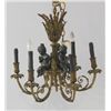 Image 1 : French style bronze cherub chandelier