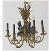 Image 3 : French style bronze cherub chandelier