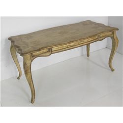 Country French paint decorated writing desk