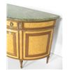 Image 5 : Marble top demilune cabinet