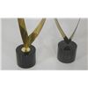Image 3 : Pair abstract brass sculptures