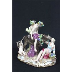 19th c. Meissen grouping