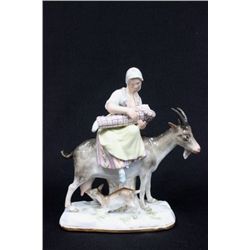 19th c. Meissen porcelain grouping