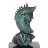 Image 2 : Sergio Bustamonte "Moon Face" bronze sculpture