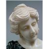 Image 3 : Marble bust of "Woman in Green Dress"