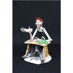 Italian ceramic of "Shoe Maker"