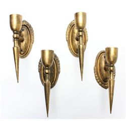 Set of 4 sconces