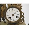 Image 4 : 19thc. Gilt metal figural mantle clock