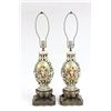 Image 1 : Pair of Capodimonte Porcelain Reticulated Lamps