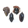 Image 1 : 4 19thc. African Masks