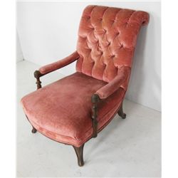 19th c. English Victorian lolling chair