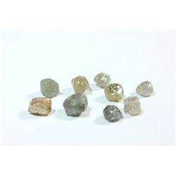 Rough diamonds- 9 pieces