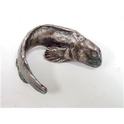 Signed Christofle unusual silver plated "Fish"