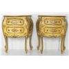 Image 1 : Circa 1900 Venetian pair of handpainted commodes