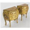 Image 3 : Circa 1900 Venetian pair of handpainted commodes