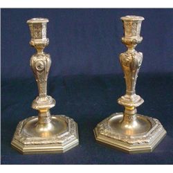 Brass/bronze candlesticks