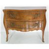 Image 1 : Old Italian serpentine commode with bronze feet