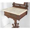 Image 3 : Walnut Victorian shaving stand
