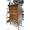 Image 4 : 19th c. mahogany chippendale highboy