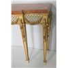 Image 4 : Gilt & wood console with marble top