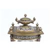 Image 2 : French bronze & enamel mantle clock