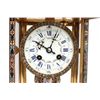 Image 3 : French bronze & enamel mantle clock