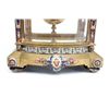 Image 6 : French bronze & enamel mantle clock