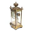 Image 7 : French bronze & enamel mantle clock