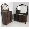 Image 9 : Flint/Horner carved mahogany hi & low chests