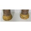 Image 4 : Pair Corinthian faux marble painted columns