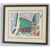 Image 2 : Leon Wall abstract watercolor signed dated 1958