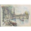 Image 1 : "Paris Scene" signed George dated '95