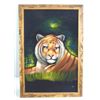 Image 2 : "Portrait of a Tiger" painted on velvet