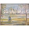 Image 1 : Oil painting "NYC from Liberty Island"