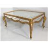 Image 2 : Gilt framed mirrored coffee table