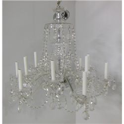 12 light Waterford Crystal chandelier
