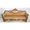 Image 1 : 19th c. American Victorian mahogany sofa