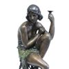 Image 2 : Bronze figure of "A Woman in Chair"