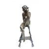 Image 4 : Bronze figure of "A Woman in Chair"