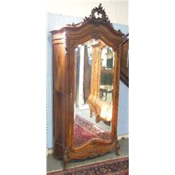 French carved armoire ca. 1900