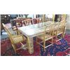 Image 2 : Contemporary dining room table with 6 chairs