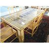 Image 3 : Contemporary dining room table with 6 chairs