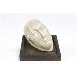 Sculpture of a marble  Head 