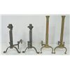Image 1 : 2 pairs andirons
