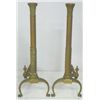 Image 2 : 2 pairs andirons
