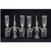 Image 1 : Pair 2 arm crystal candelabrum