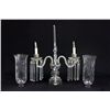 Image 8 : Pair 2 arm crystal candelabrum