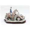 Image 7 : Lladro "Roadster with Dogs & Equestrian"