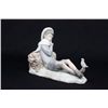 Image 1 : Lladro "Pensive Boy with Bluebird"